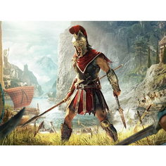 Плакат, постер на бумаге Assassins Creed/Кредо Ассасина-Одиссея/игровые/игра/компьютерные герои персонажи. Размер 21 х 30 см