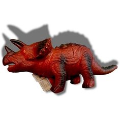 Игровая фигурка Трицератопс со звуком 30 см китай
