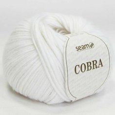 Пряжа Seam Cobra Сеам Кобра 12, 70% хлопок 21% мериносовая шерсть 9% альпака, 50 г, 100 м, 5 мотков.