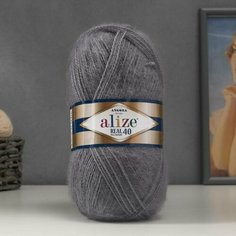 Пряжа "Angora real 40" 60процентов акрил, 40процентов шерсть 480м/100гр (87) Alize
