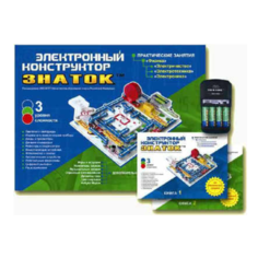 Конструктор электронный Школа+999 схем Знаток Знаток Плюс