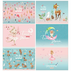 Альбом для рисования 12л, А5, на скрепке BG "Время мечтать", 40 штук, 339445 БиДжи