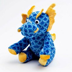 Мягкая игрушка «Дракон», 16 см, цвет синий NO Name