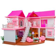 Домик с фигурками и аксессуарами, игровой набор кукольный домик, 50 х 40 х 35 см, Y8817 Zhorya