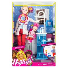 Игровой набор с шарнирной куклой Hayley Кабинет стоматолога Walala Girl