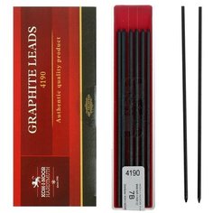 Koh-I-Noor Грифели для цанговых карандашей Koh-i-noor 4190/07 В, 2,0 мм, 12 штук в упаковке