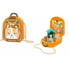 Игровой набор 1TOY Профи "Зоомагазин"в рюкзачке 14 предметов