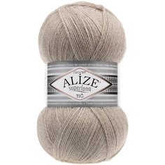 Пряжа Alize Superlana Tig светло-коричневый меланж (207), 25%шерсть/75%акрил, 570м, 100г, 3шт