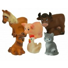 Набор резиновых игрушек Домашние животные Весна