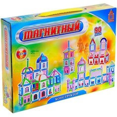 Конструктор магнитный Построй свой дом, 90 деталей Китай