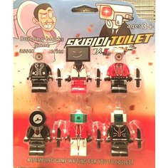 Конструктор фигурки mini Скибиди Туалет/6 штук Toys