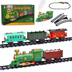 Железная дорога 699-19A "Скорый поезд" в коробке Oubaoloon