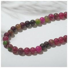 Бусины на нити шар №6 "Турмалин", 40см Noname