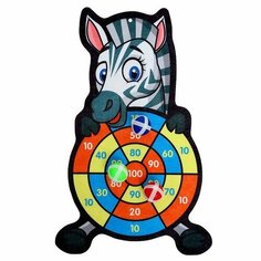 Дартс «Зебра», 3 шарика на липучках, крючок Noname