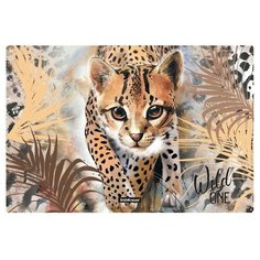 Накладка на стол пластиковая, А3, 430 х 290 мм, 550 мкм, Wild Cat Erich Krause
