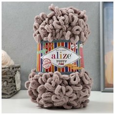 Пряжа "Puffy fine" 100% микрополиэстер 14,5м/100г (268), 1шт Alize