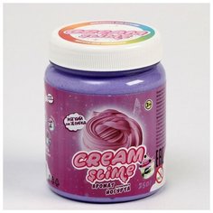 Игрушка ТМ «Slime»Cream-Slime с ароматом черничного йогурта, 250 г Космический песок