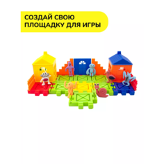 Конструктор блочный пластиковый Домики Gumballs