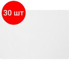 Комплект 30 штук, Настольное покрытие для лепки А3, пластик Noname