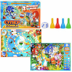 Супергонка. Настольная игра-ходилка 2в1. Умка