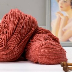 2шт, Пряжа "Карачаевская" 100% акрил 820-850м/250-280гр (36 Брусника) Нет бренда