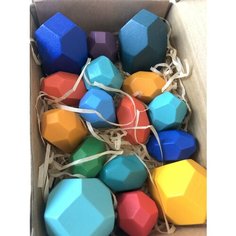 Деревянная развивающая настольная игра "Туми иши" (16 камней) Yunhe Boge Craft