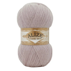 Пряжа Alize Angora Gold, 20 % шерсть, 80 % акрил, 100 г, 550 м, 1 шт., 528 лиловый