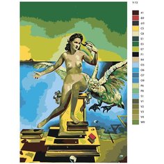 Картина по номерам Y-13 "Репродукция Сальвадора Дали-Гала лебедь " 50x70 Brushes Paints