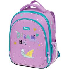 Ранец школьный для девочки Forst F-LIGHT "Snail dream" с анатомической спинкой для начальной школы / 17 л / рюкзак для первоклассницы