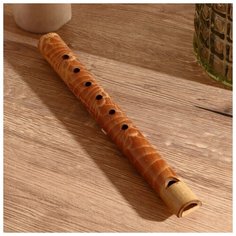Музыкальный инструмент бамбук "Флейта" 30x2,5x2,5 см Нет бренда