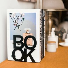 Ограничитель для книг и учебников подставка комплект 2 шт черный 705-005B Hitsad