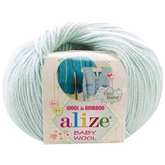 Пряжа Alize Baby wool мята (522), 10 шт