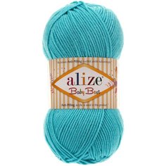 Пряжа Alize Baby Best бирюзовый (287), 5 шт