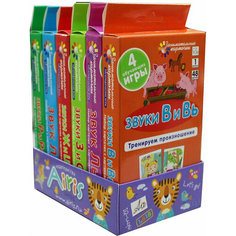 Ильющенкова С. Р, Куприна В. В. "Ильющенкова С. Р, Куприна В. В. Логопедия. Комплект "Тренируем произношение". Набор карточек" АЙРИС пресс