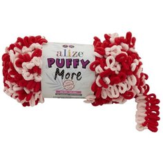 Пряжа Alize Puffy More, 150 г, 11.5 м, 1 шт., 6280