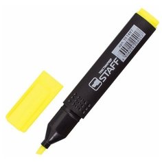 Текстовыделитель STAFF "STICK", желтый, 1-4 мм, 151497