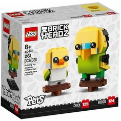 Конструктор LEGO BrickHeadz Сувенирный набор Волнистый попугайчик 40443