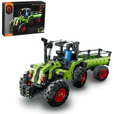 Конструктор Техно "Сельхоз трактор", 2 варианта сборки, 346 деталей Unicon