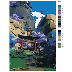 Картина по номерам X-464 "Церковь" 70x110 Brushes Paints