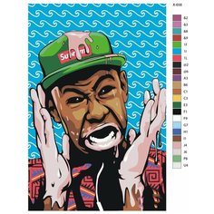 Картина по номерам X-658 "Парень в слизи" 80x120 Brushes Paints