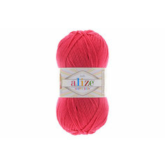 Пряжа Alize Happy baby фуксия (149), 65%акрил/35%полиамид, 330м, 100г, 1шт