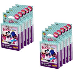 10 блистеров наклеек Panini L.O.L. Surprise! Fashion Fun! (300 наклеек)