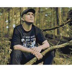 Картина по номерам ЖПН "Дима Масленников 3", Раскраска 40x50 см, Знаменитости