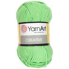 Пряжа YarnArt Creative светло-зеленый (226), 100%хлопок, 85м, 50г, 1шт