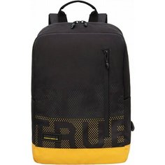 Рюкзак Grizzly RQL-313-3/3 черный - желтый