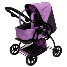 Коляска для кукол универсальная, с корзиной, металл Нет бренда