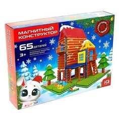 Магнитный конструктор, новогодняя серия, 65 деталей Unicon