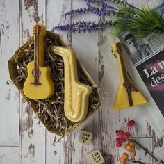 Пластиковая форма "Музыкальные инструменты" / форма для мыла Выдумщики.Ru