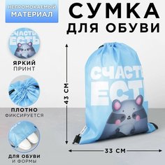 Сумка для обуви «Счастье есть», 33х43х0,5 см Art Fox