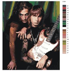 Картина по номерам Z-504 "Maneskin" 80x100 Brushes Paints
